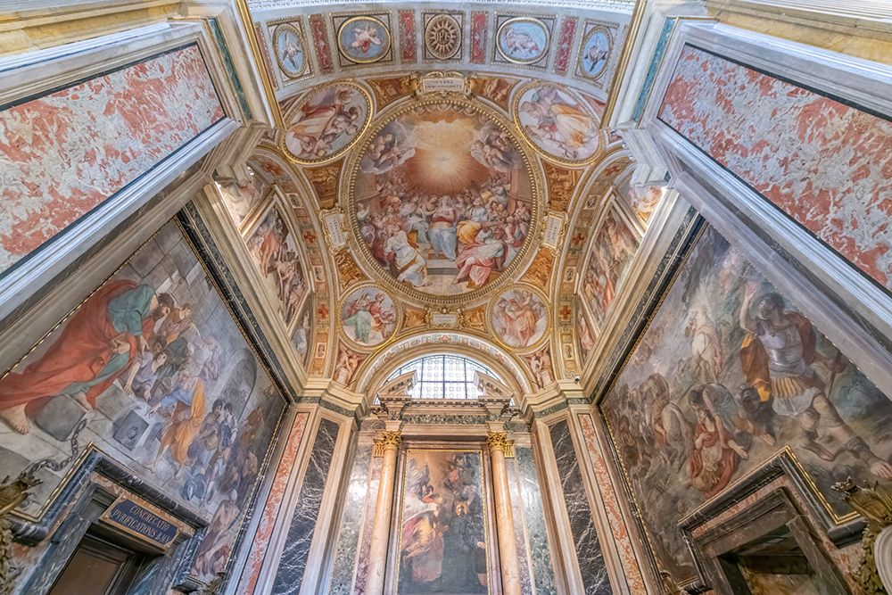 Italy, Rome interior of the Church of the Gesu II