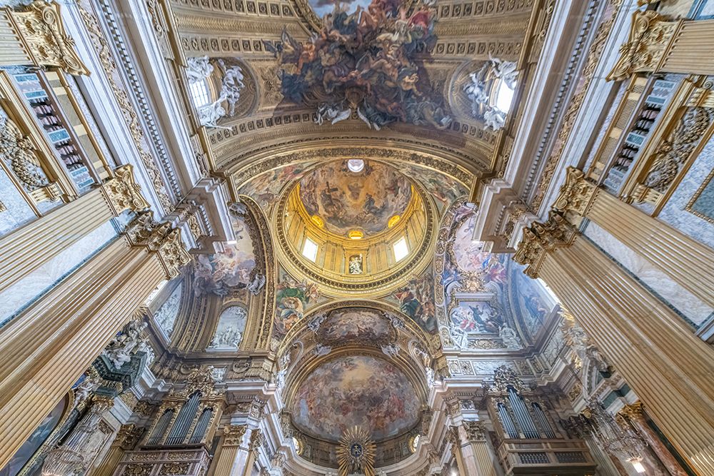 Italy, Rome interior of the Church of the Gesu III