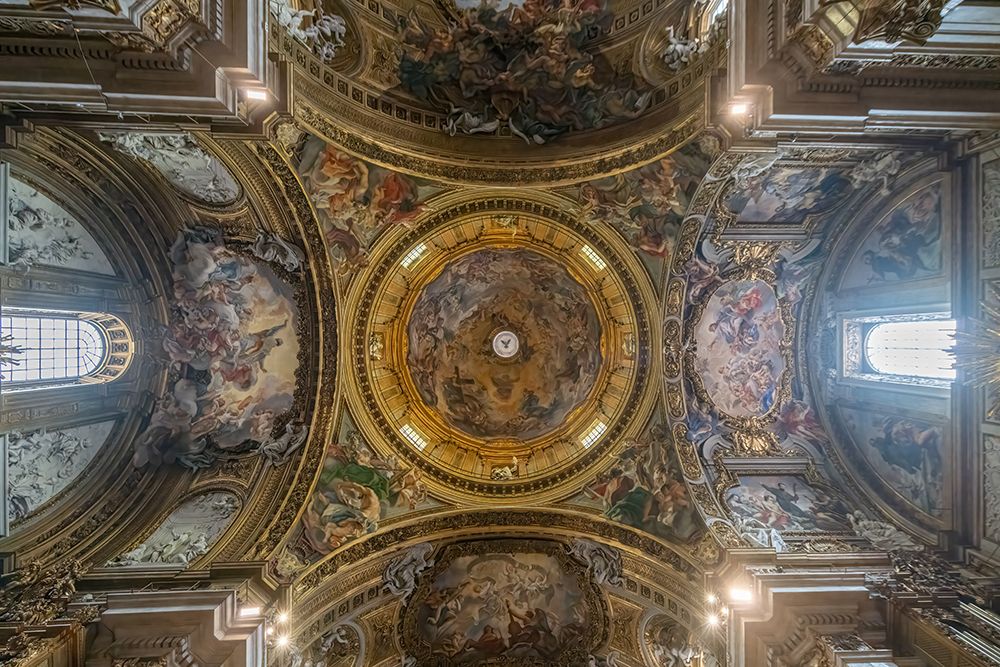 Italy, Rome interior of the Church of the Gesu IV