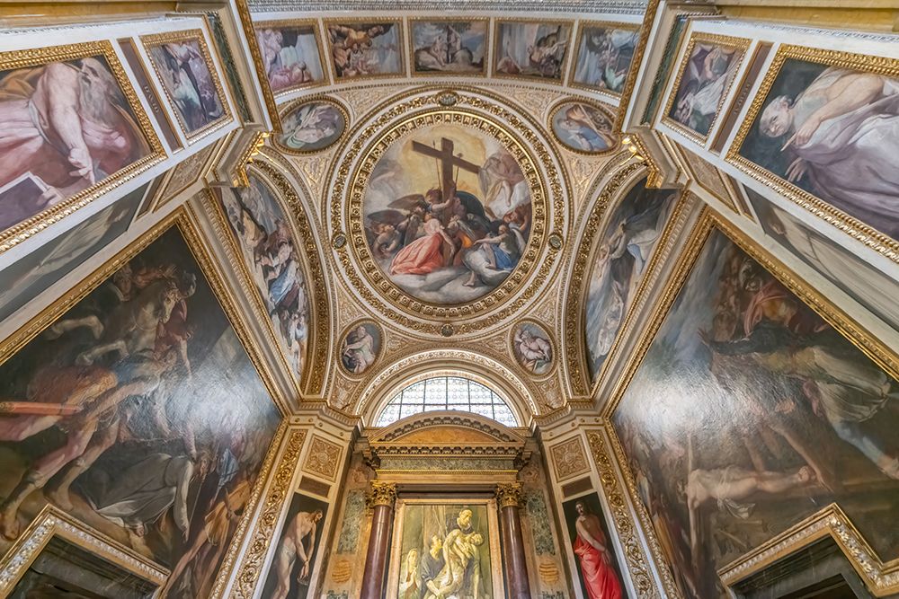 Italy, Rome interior of the Church of the Gesu VI
