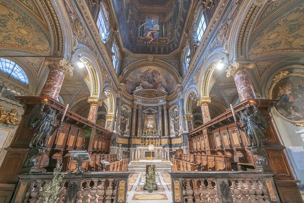 Italy, Rome the Basilica di Santa Maria in Via Lata