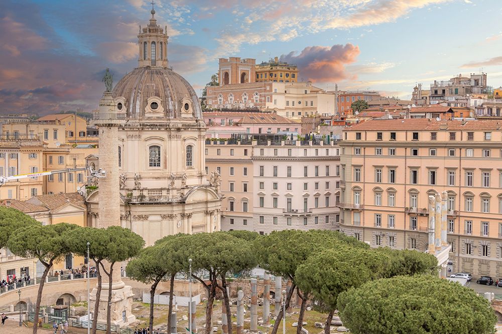 Italy, Rome the Church of the Most Holy Name of Mary at the Trajan Forum