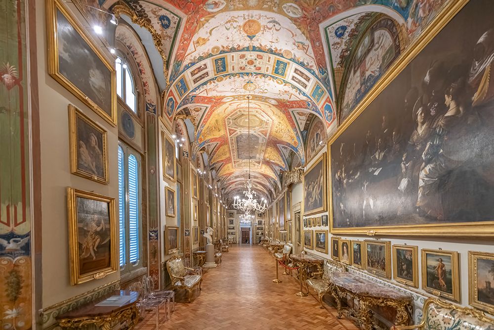 Italy, Rome the interior of the Galleria Doria Pamphilj I