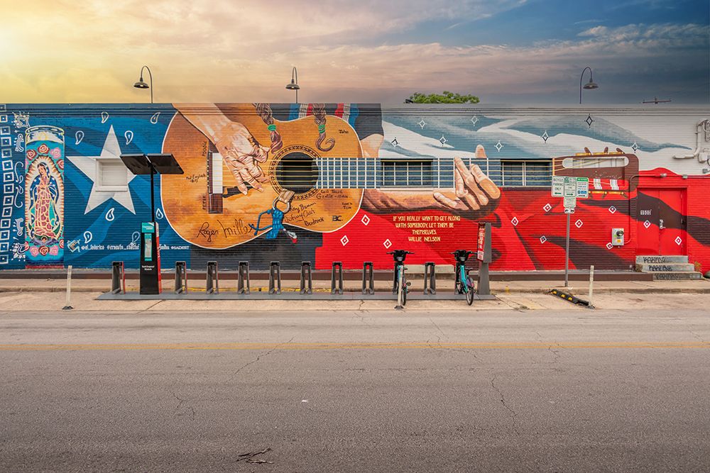 Texas, Guitar Mural Austin