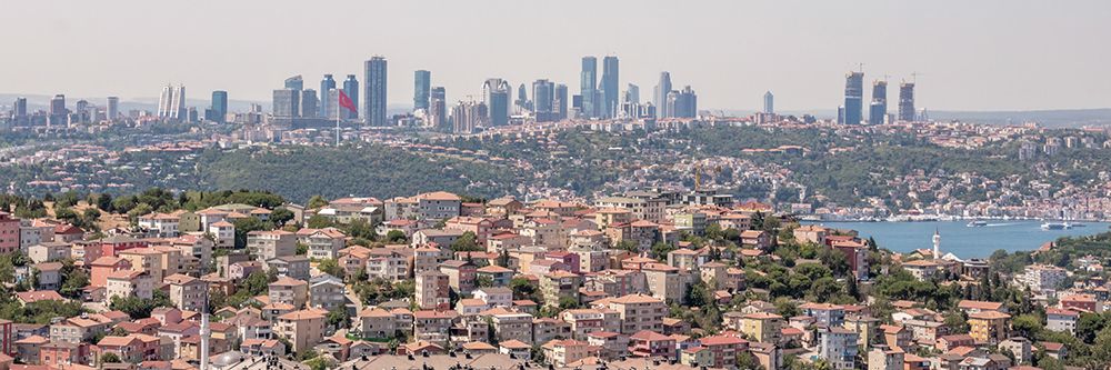 Turkey, Istanbul Cityview Panorama from Camlica Hill
