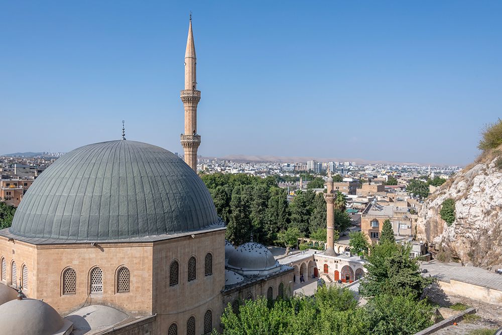 Turkey, Mevlidi Halil Camii Mosque in Sanliurfa