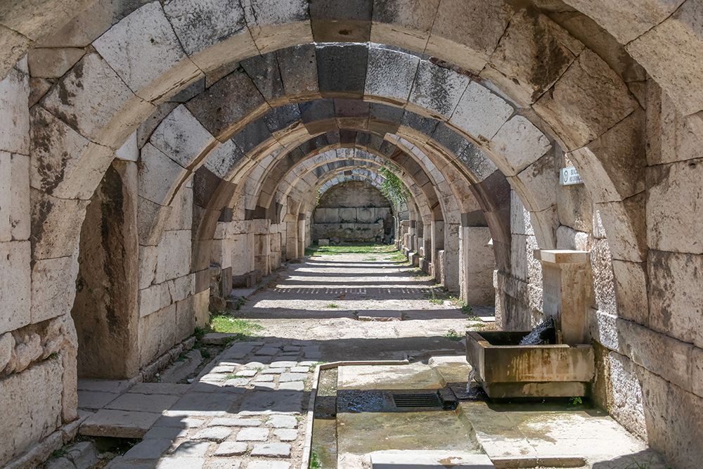 Turkey, Roman-era arches of the Agora of Smyrna