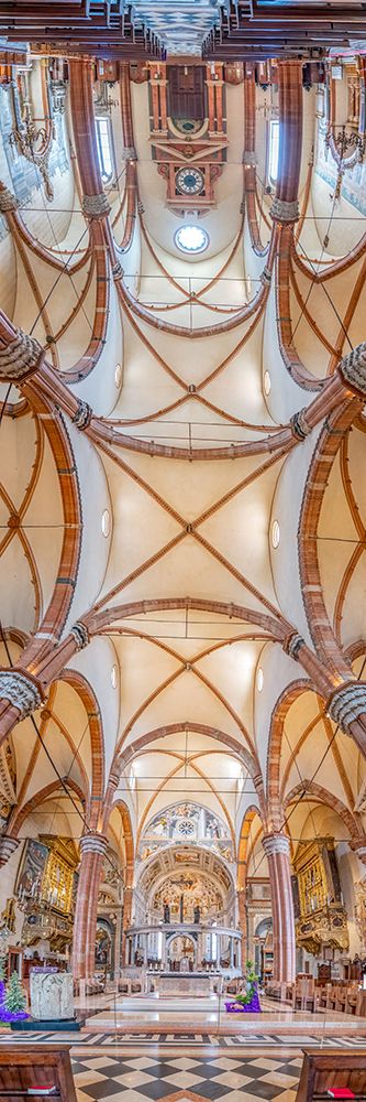 Vertical Churches, Basilica di Santa Maria Gloriosa dei Frari in Venice, Italy
