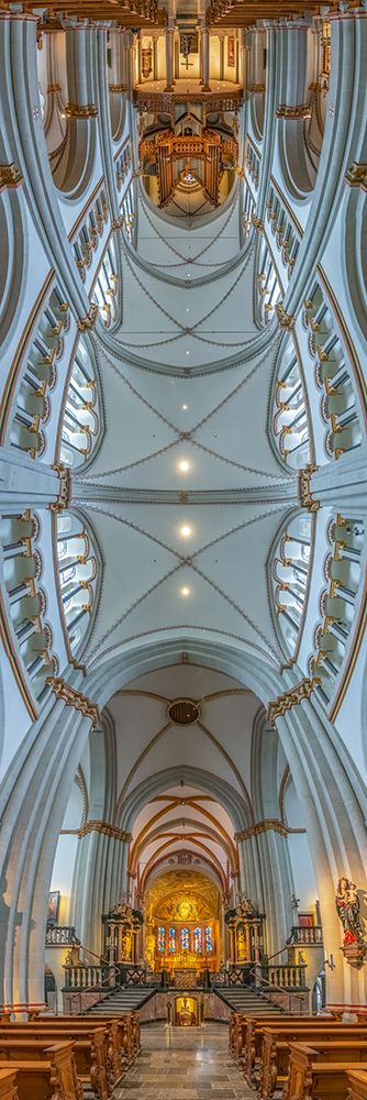 Vertical Churches, Bonn Minster, also known as the Basilica of St. Martin,  Bonn, Germany