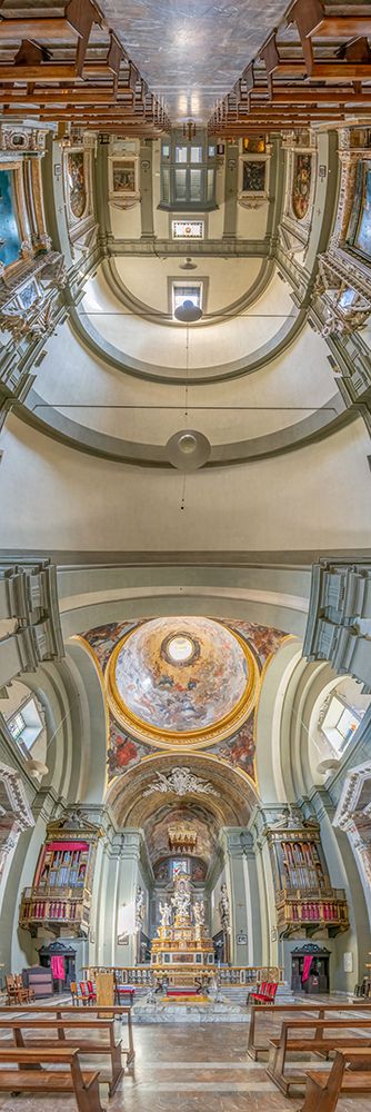 Vertical Churches, Chiesa di San Martino  Church of Saint Martin in Siena, Italy