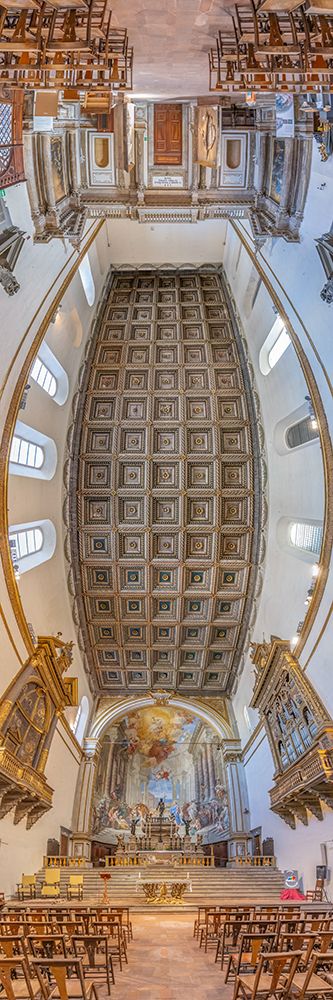 Vertical Churches, Church of St. Ignatius of Loyola in Rome, Italy