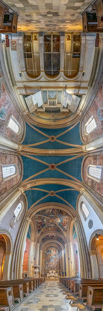 Vertical Churches, Ludwigskirche, St. Louis Church in Munich, Germany