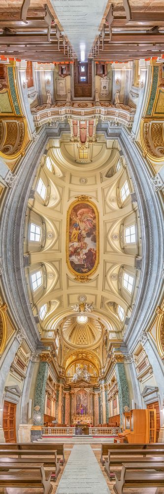 Vertical Churches, Metropolitan Cathedral of Saint Paul known as St. Pauls Cathedral in Mdina, Malta