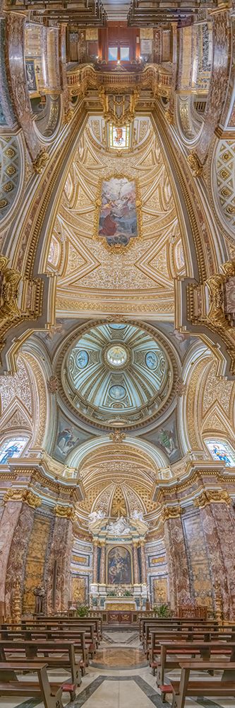 Vertical Churches, SantAntonio dei Portoghesi in Rome, Italy