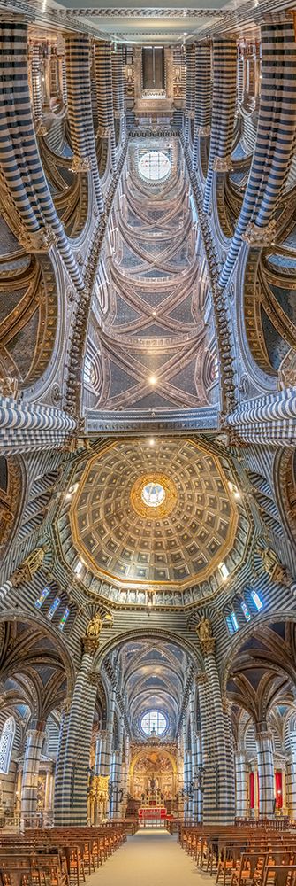 Vertical Churches, Siena Cathedral, Duomo di Siena in Siena, Italy