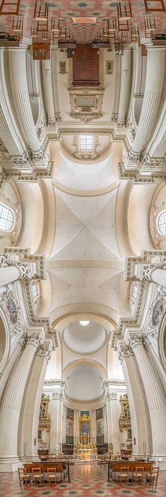 Vertical Churches, St. Aubins Cathedral, Cathedrale Saint-Aubain in Namur, Belgium