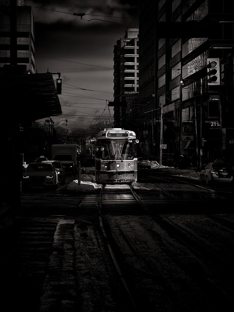 St Clair Street Car Toronto Toned
