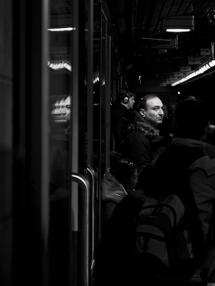 Toronto Subway Reflection