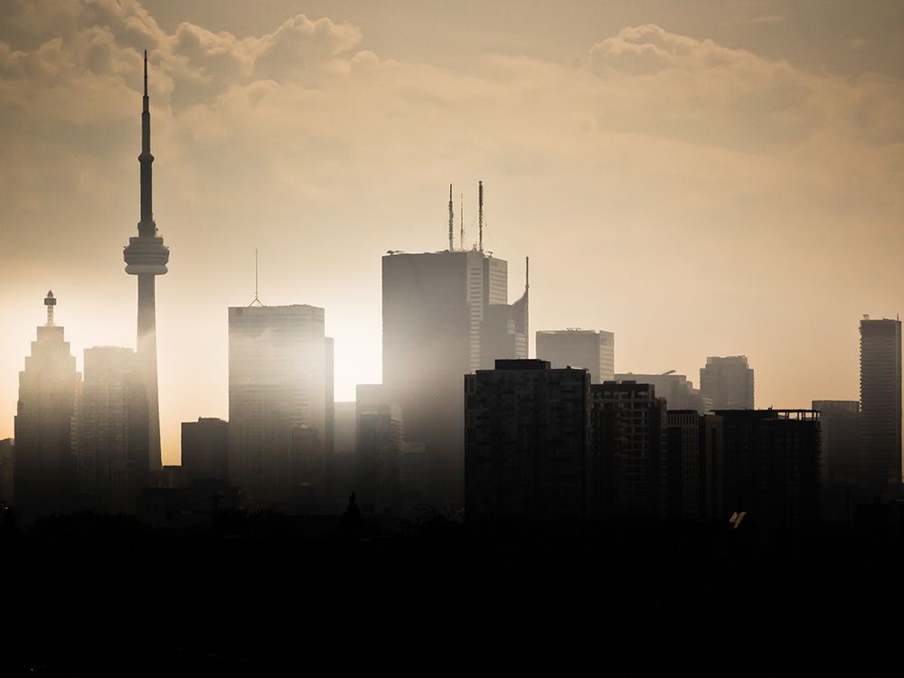 Toronto Skyline Sunset
