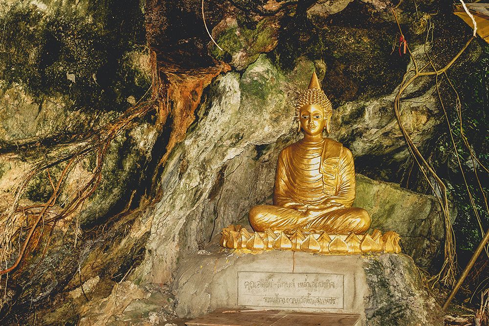 Antique Gold Buddha Statue