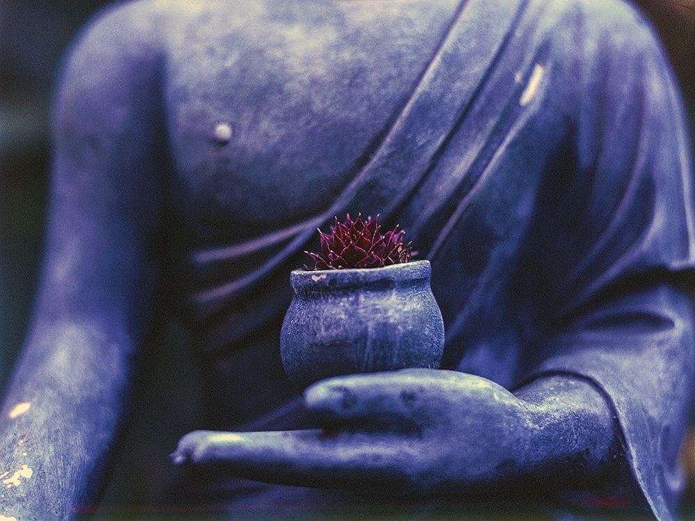 Blue Buddha Statue