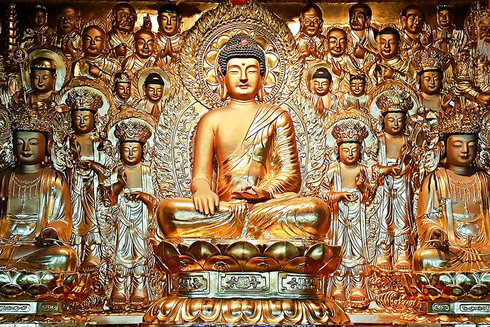 Buddha mural