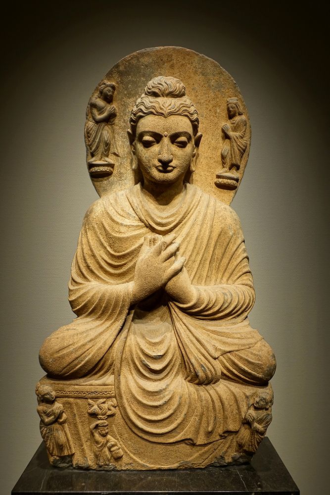 Gandharan sculpture in the Tokyo National Museum