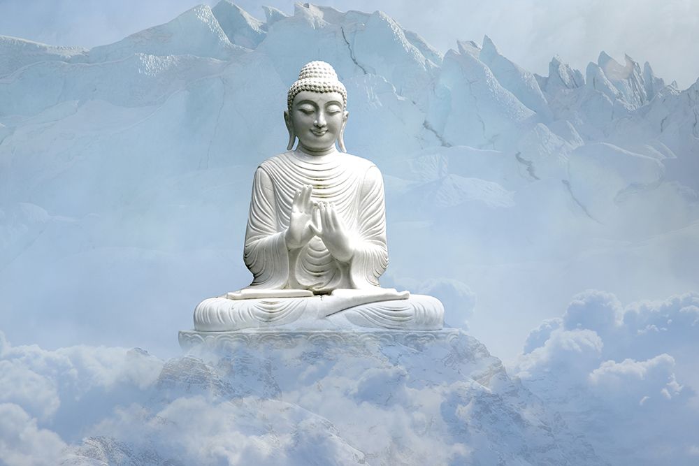 Giant White Buddha