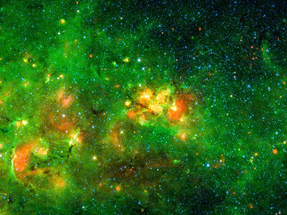 Green and Yellow Nebula