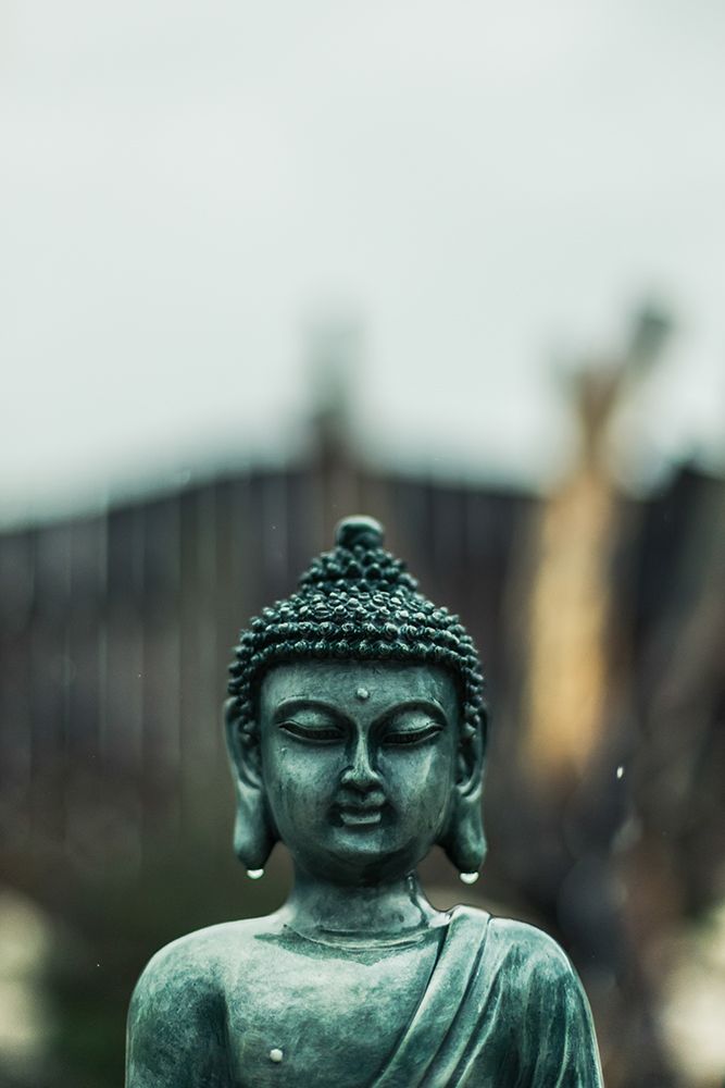Green Buddha Statue