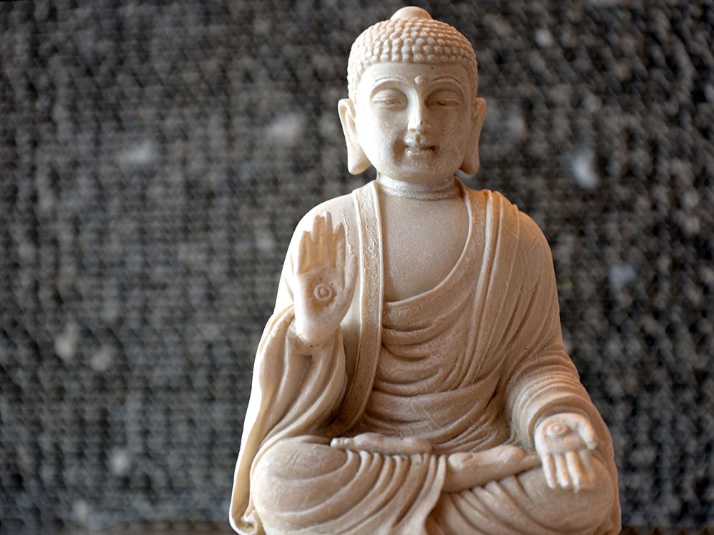 Ivory Seated Buddha Statue