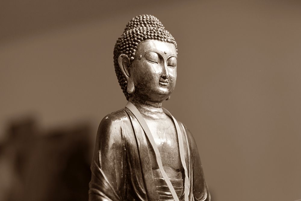 Sepia Buddha Statue