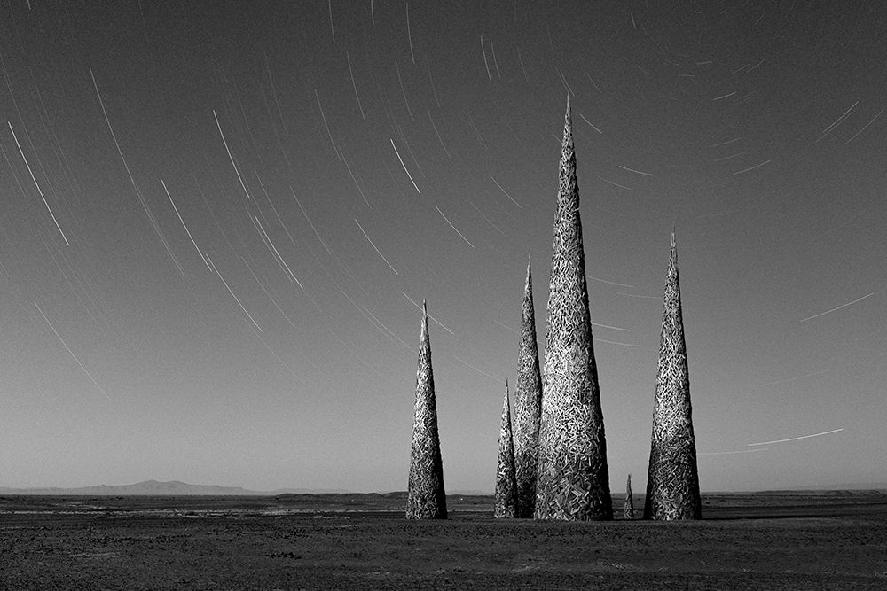 Subterrafuge spires at AfrikaBurn