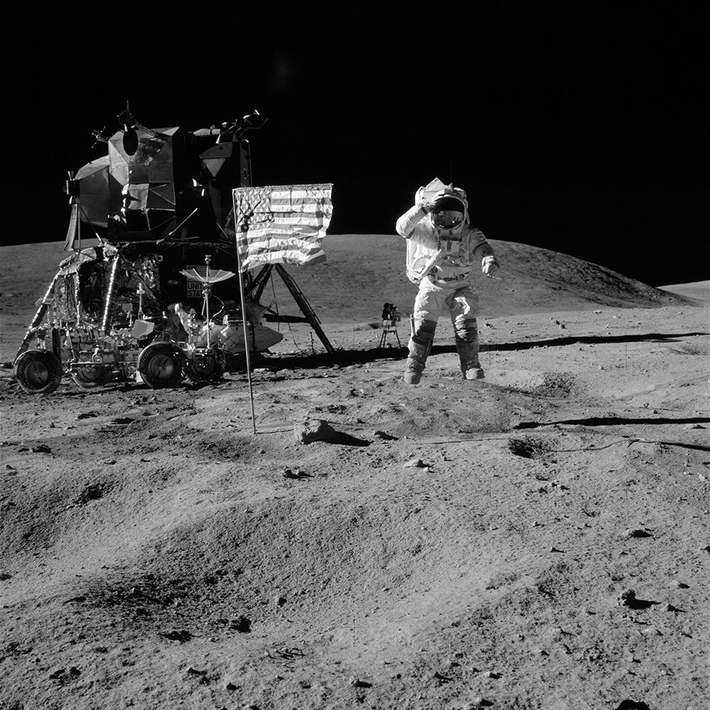 Astronaut John W. Young, commander Apollo 16