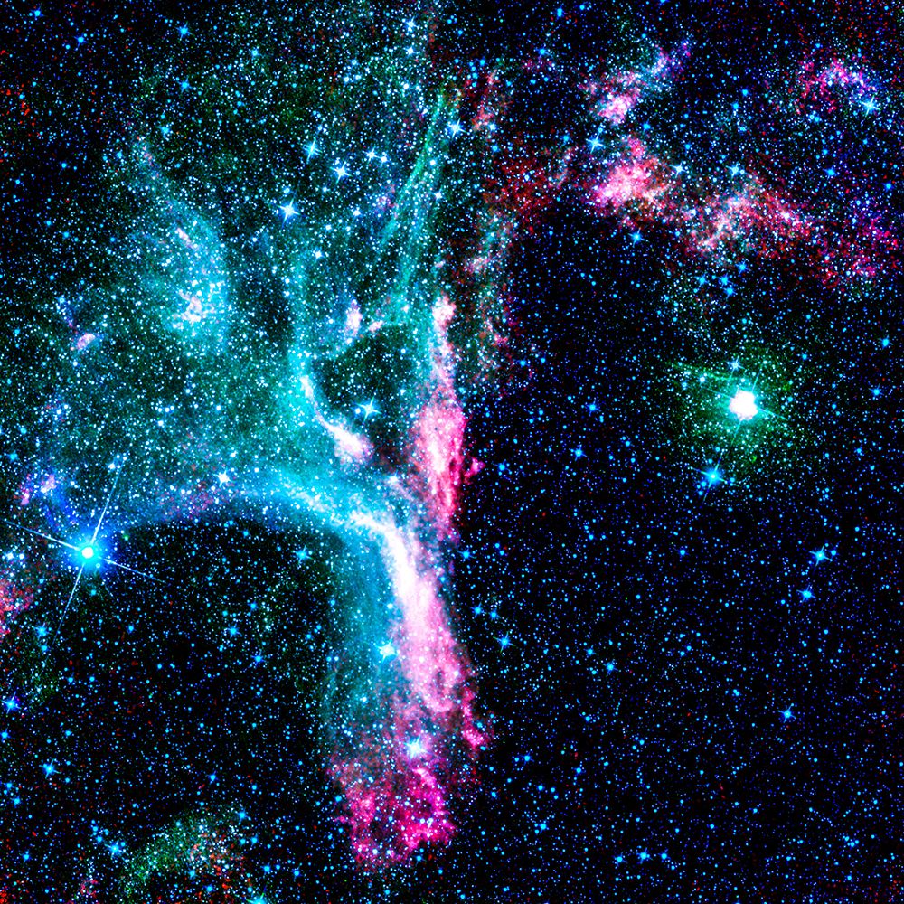 Blue and Pink Nebula