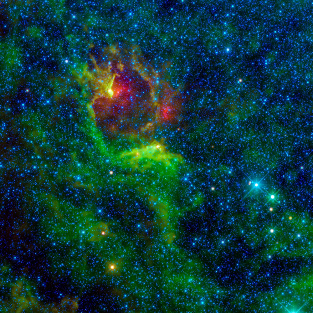 Green and Blue Nebula II