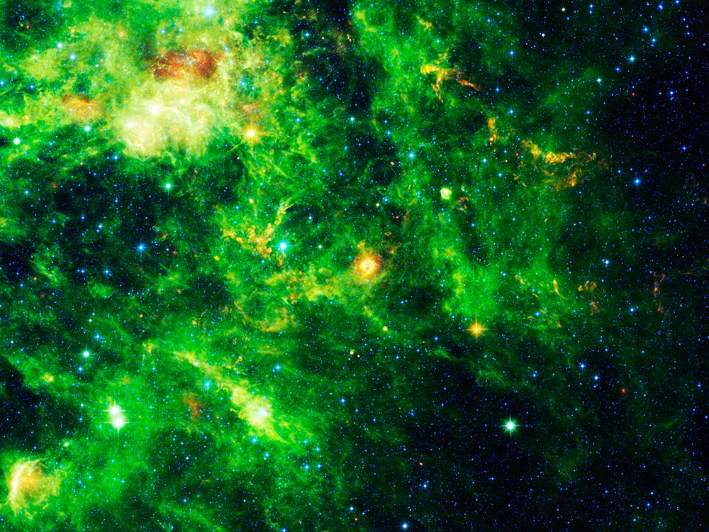 Green and Yellow Nebula I