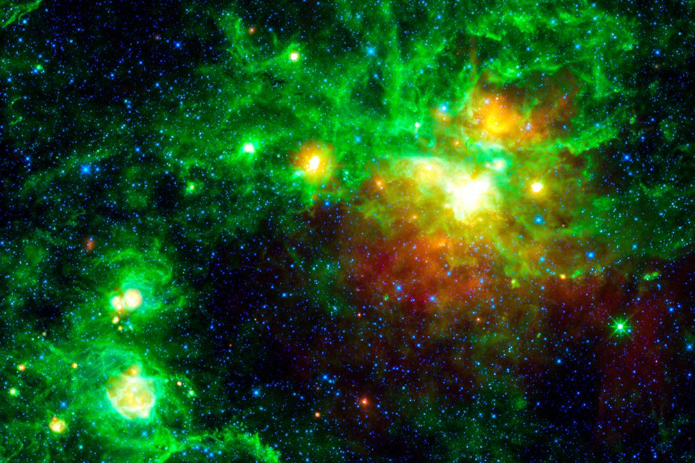 Green and Yellow Nebula II