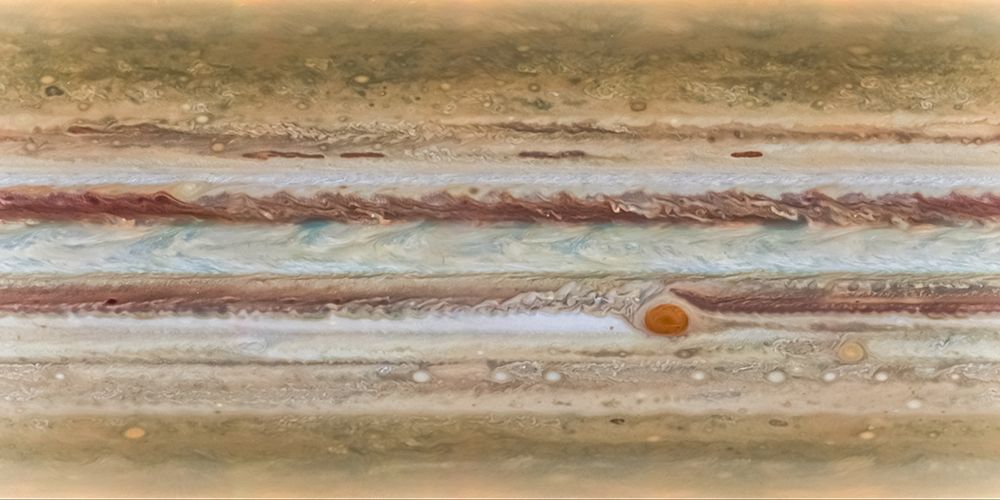 Hubble Wide Camera View of Jupiter