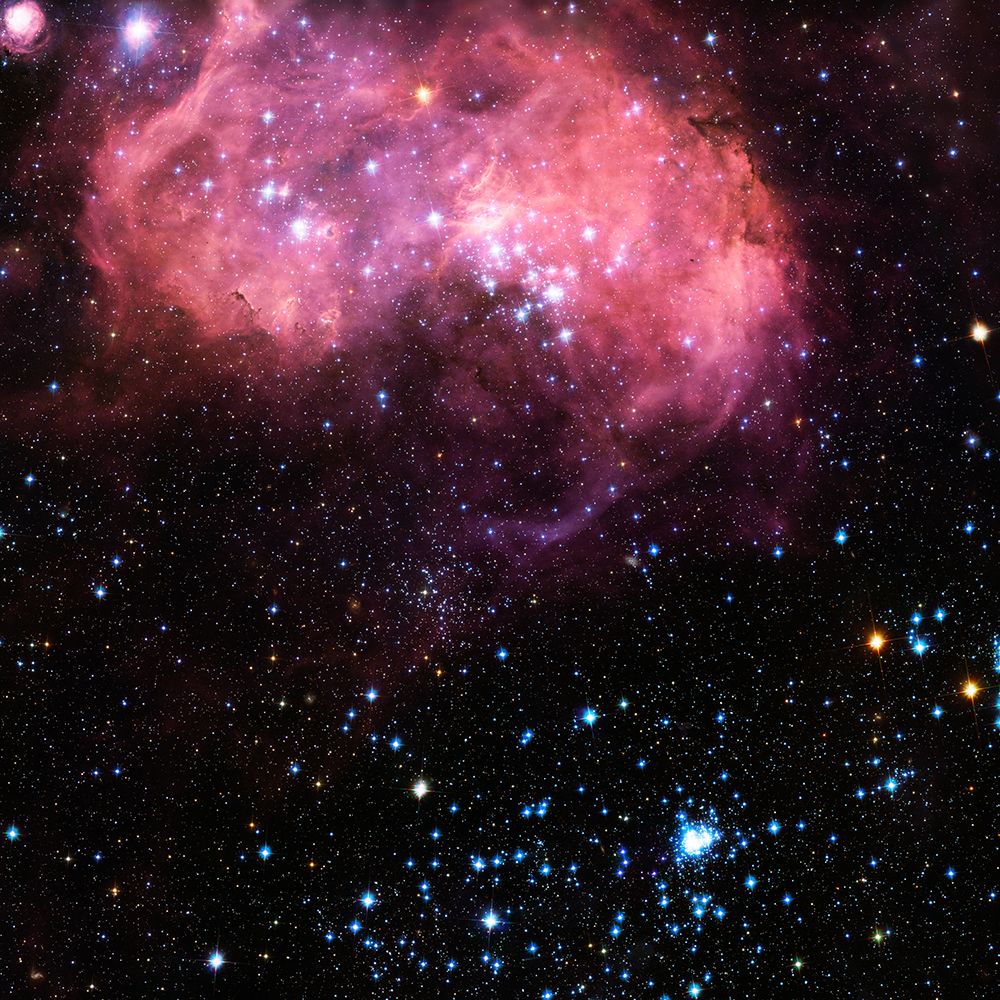 Large Pink Magellanic Cloud