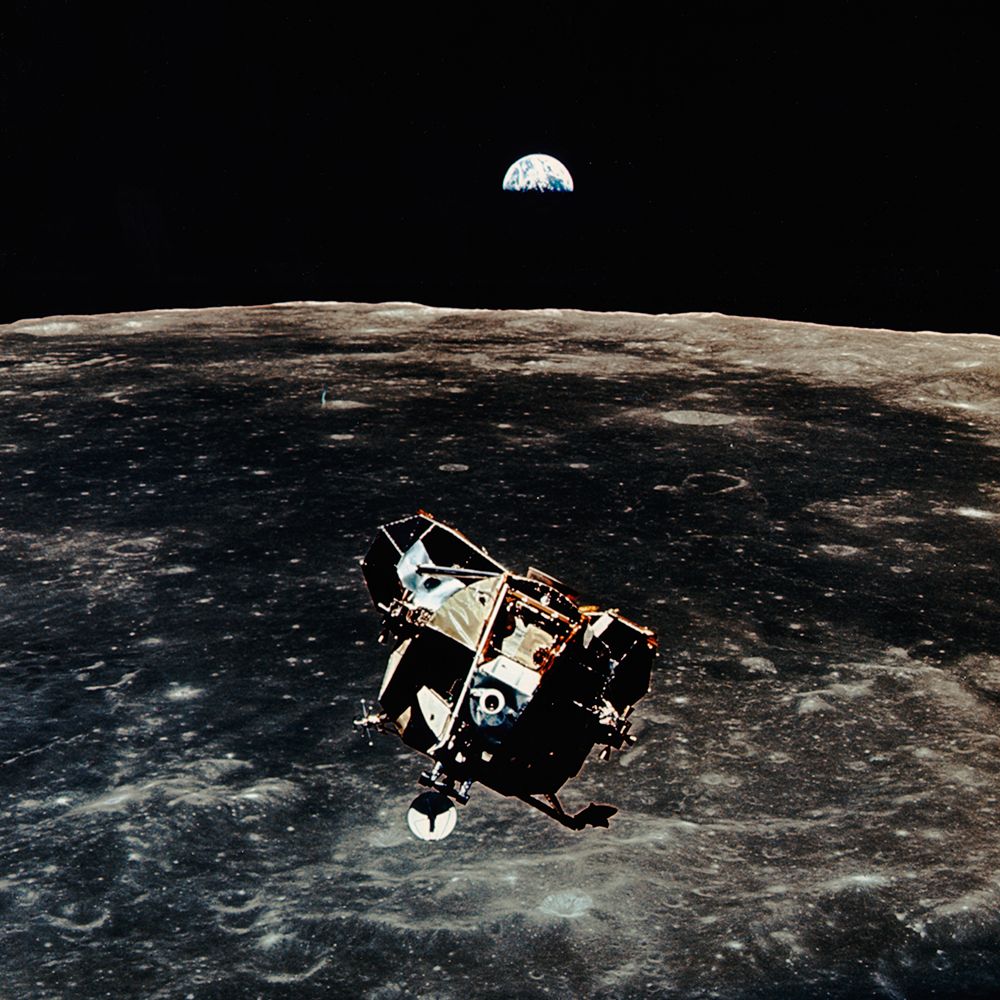 Lunar Ascent stage Prior to Docking