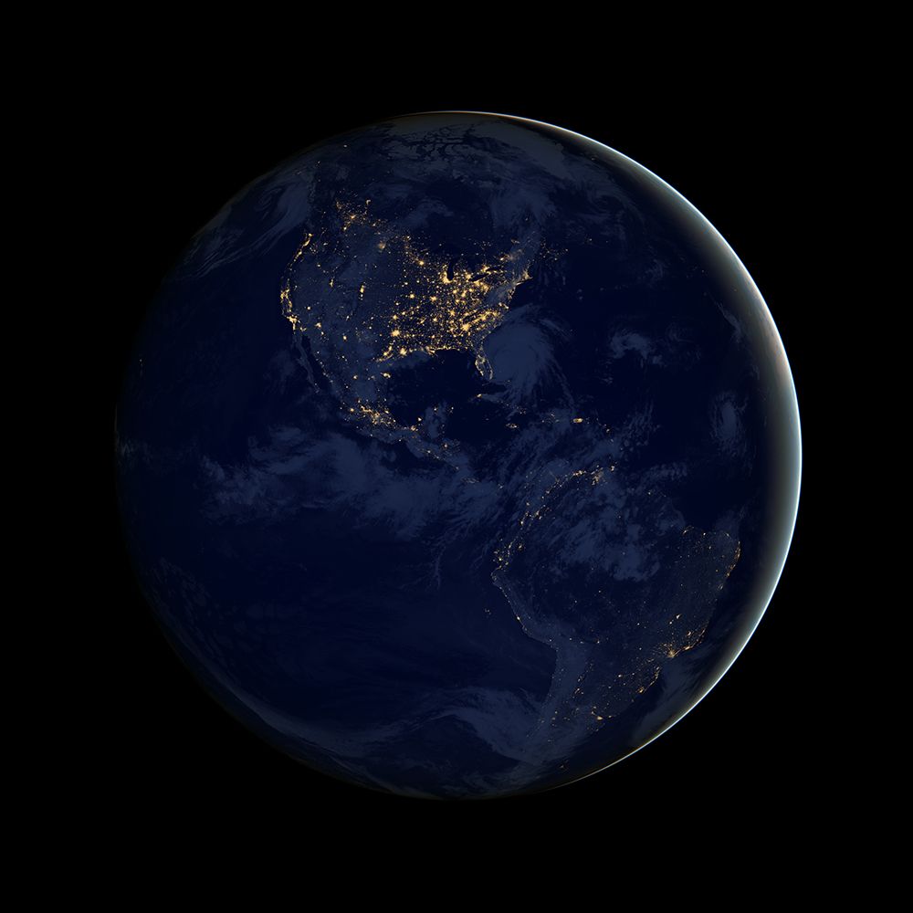 Planet Earth North and South America