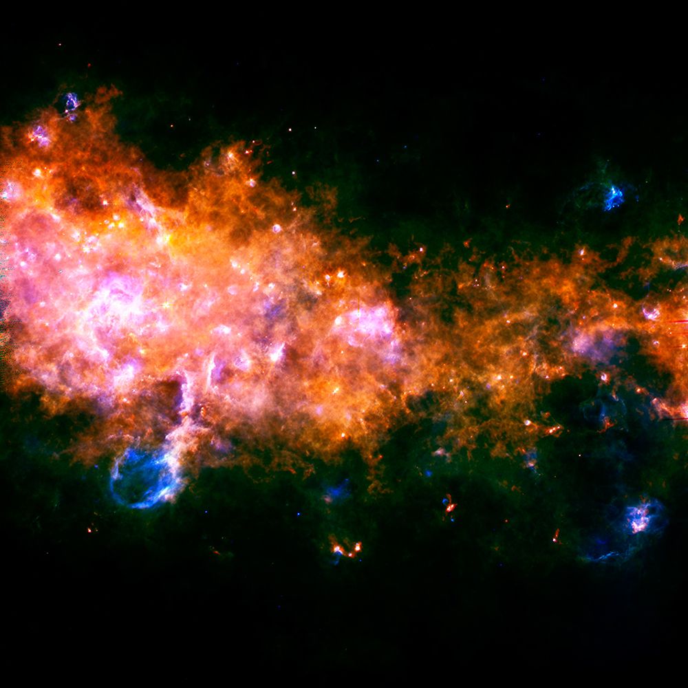 The Milky Way Galaxy in the Eagle Constellation