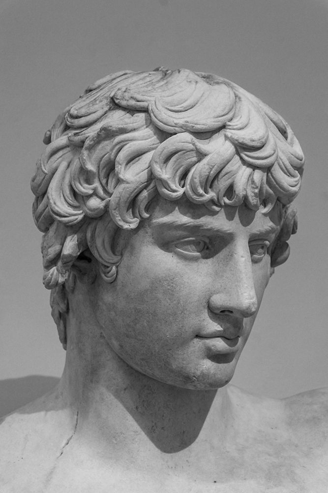 Roman Marble Bust of Antinous