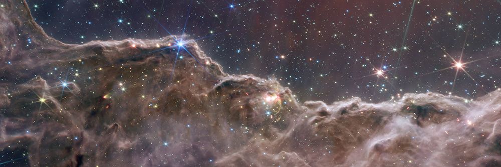 Cosmic Cliffs in the Carina Nebula