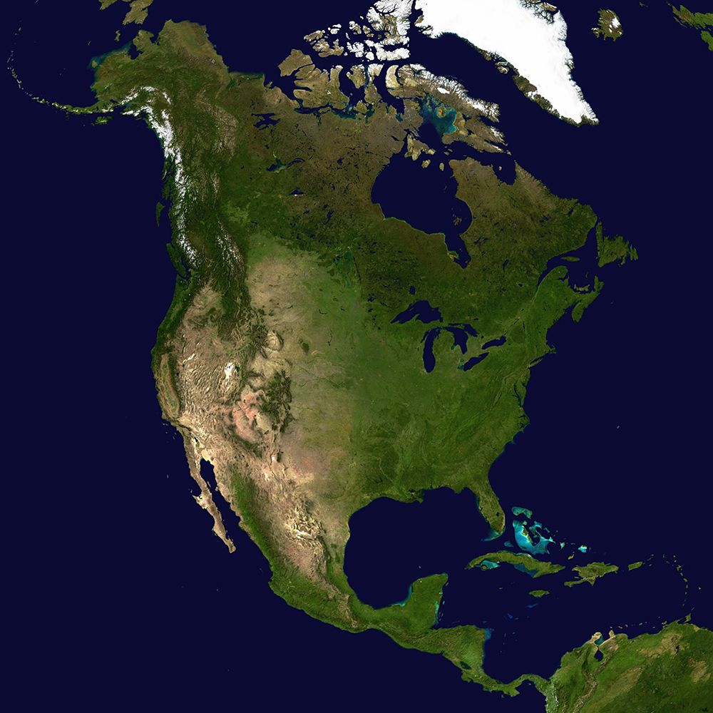 North America Viewed from Space