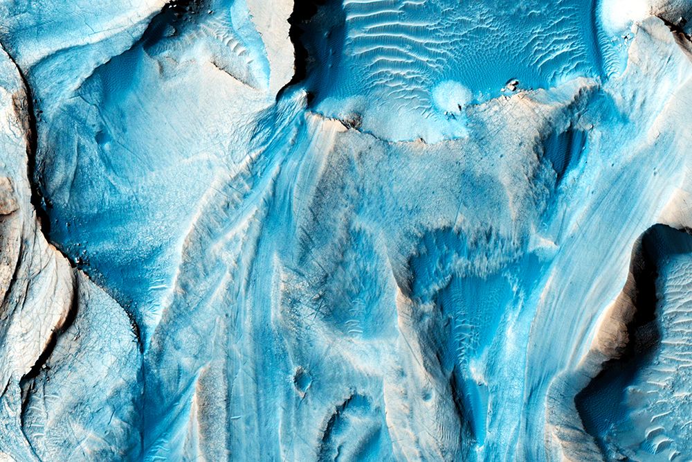 A Crater in Arabia Terra - Mars