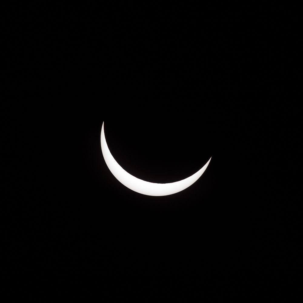 A Partial Eclipse on Floridas Space Coast