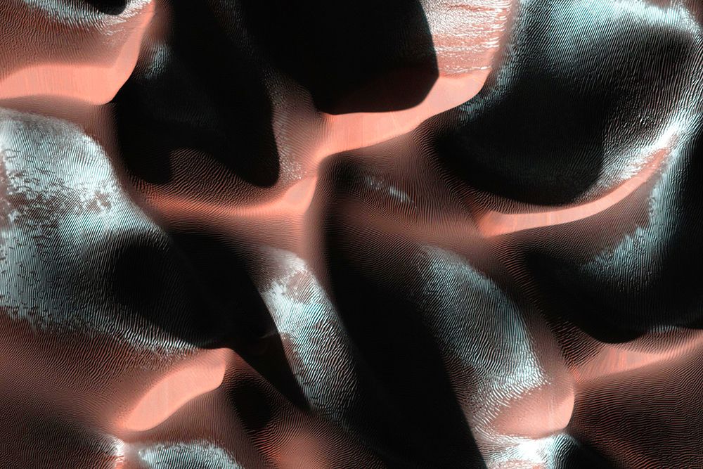 A Sand Dune Field Viewed from Space