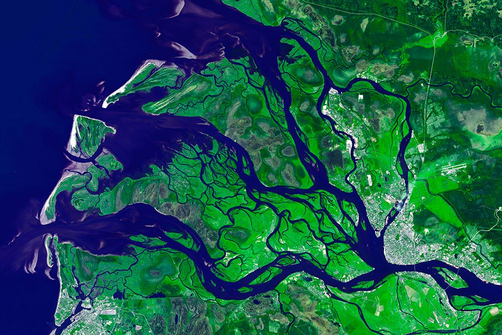 Archangelsk Oblast - Russia Viewed From Space